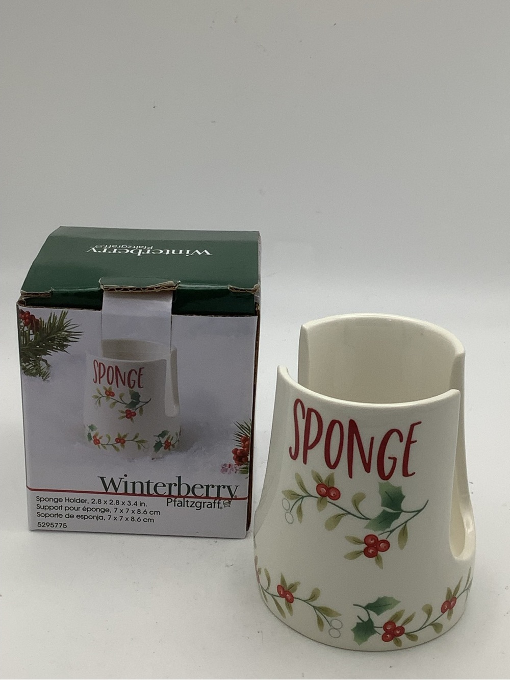 Pfaltzgraff Winterberry Ceramic Sponge Holder